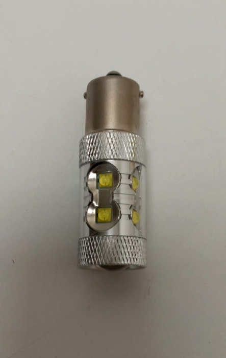 žárovka LED 12V 21W BA15s čirá 50W CANBUS