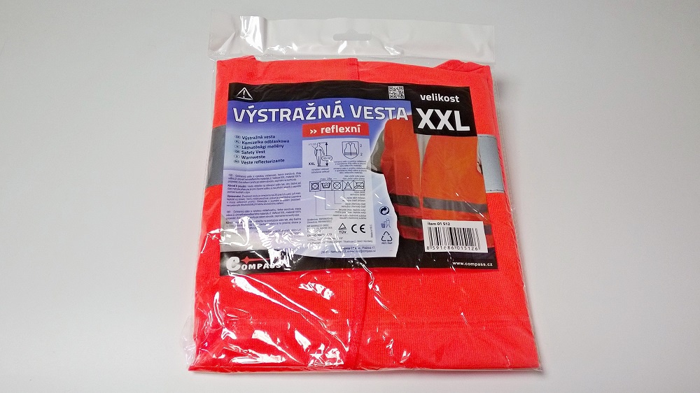 vesta reflexní - oranžová