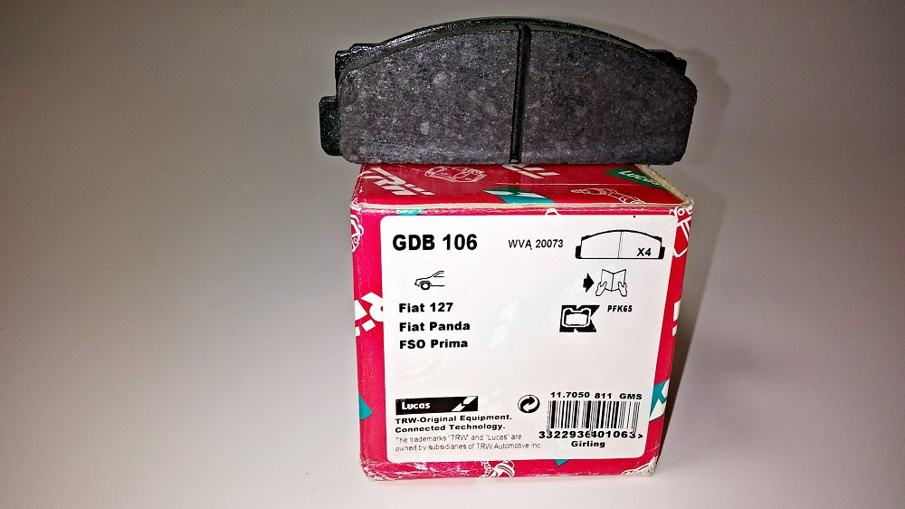 segmenty třecí - Fiat , Seat , Porsche