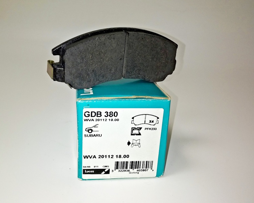 segmenty třecí - Subaru