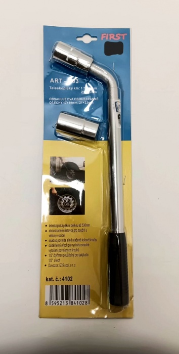 klíč na kola s vysouvací pákou