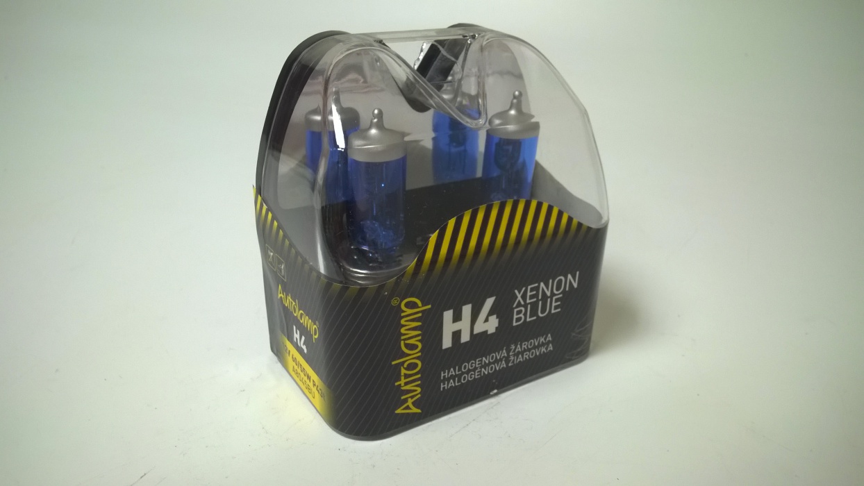 krabička AUTOLAMP H4 12V 60/55W P43t BLUE