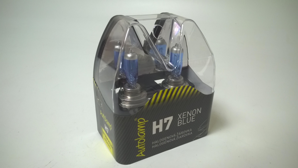 krabička AUTOLAMP H7 12V 55W PX26d BLUE