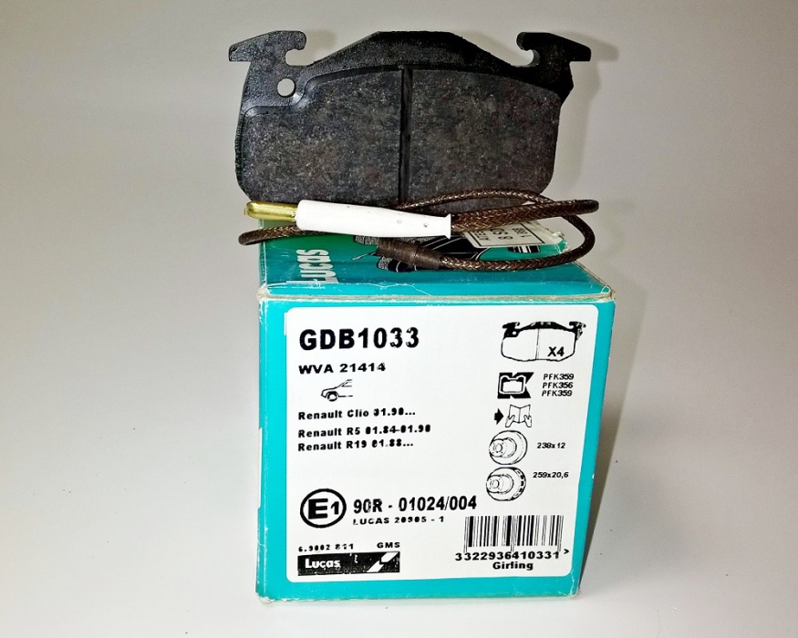 segmenty třecí - Peugeot