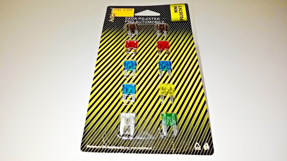 sada MINI pojistek - blistr 10Ks