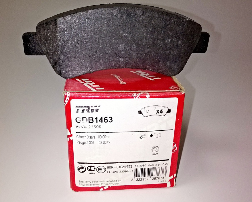 segmenty třecí - Peugeot