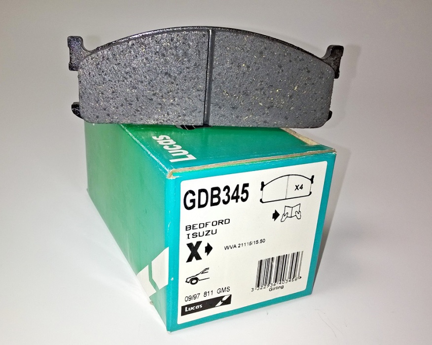 segmenty třecí - Bedford,Isuzu,Vauxhall