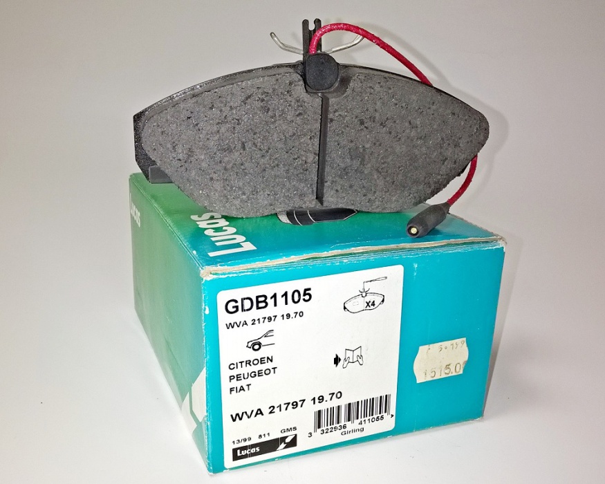 segmenty třecí - Citroen,Peugeot,Fiat