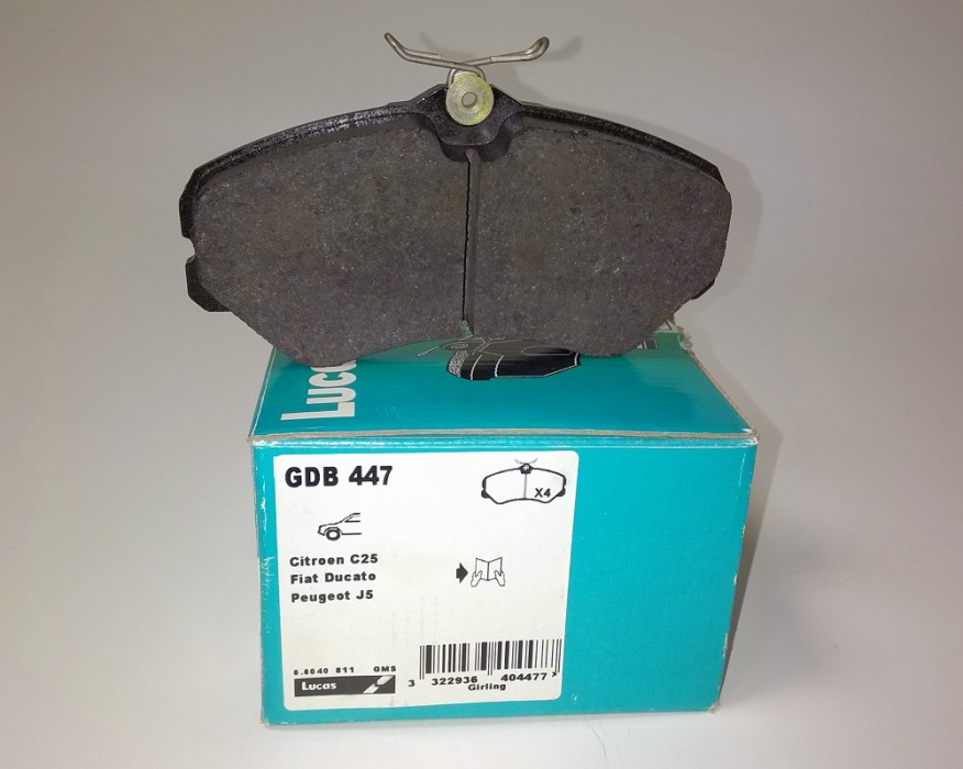 segmenty třecí - Citroen,Fiat,Peugeot