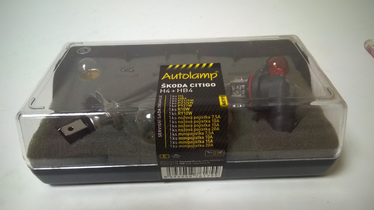 sada náhr. žárovek  Škoda CITIGO H4+HB4