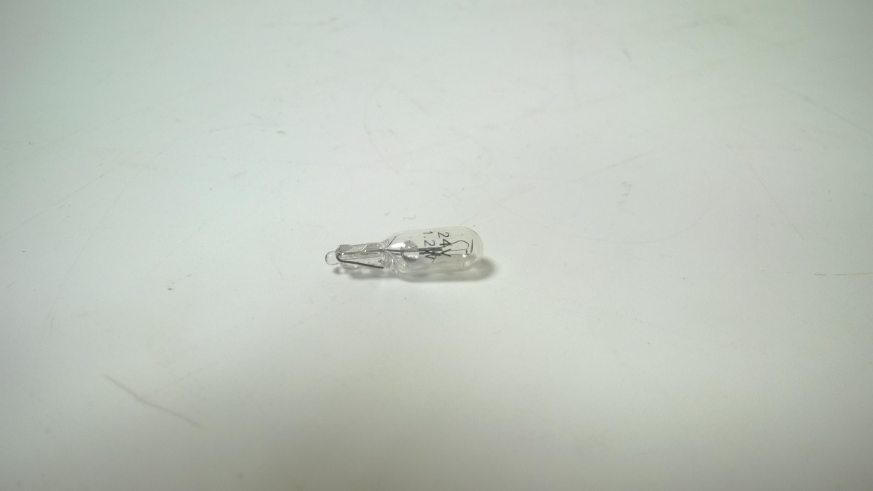 žárovka  24V   1,2W  W2x4,6d - bezpaticová