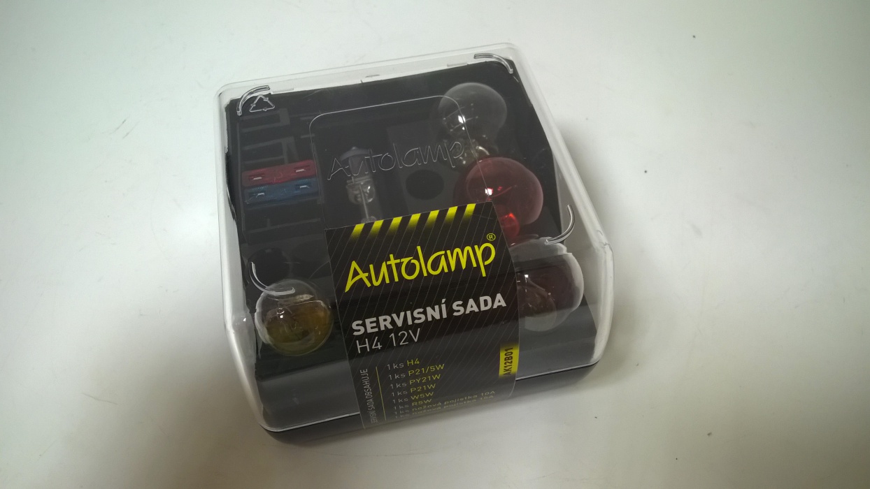 krabička servisní H4 12V(žárovky,pojistky)