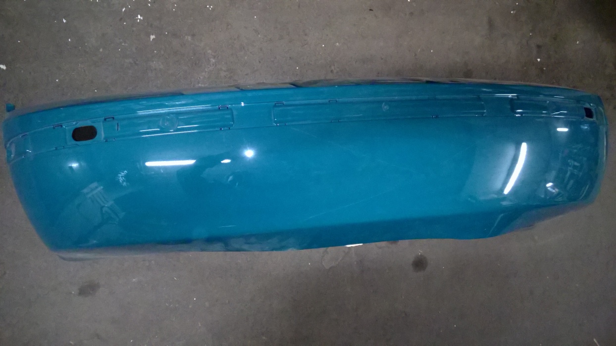 nárazník zadní  FABIA COMBI - orig. (barva modro- zelená )