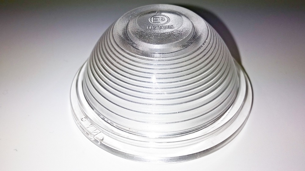 kryt kulatý na obrysové světlo , bílý