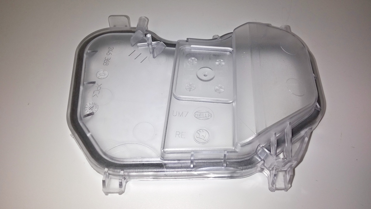 krytka žárovek př. světlometu FAB - pravá