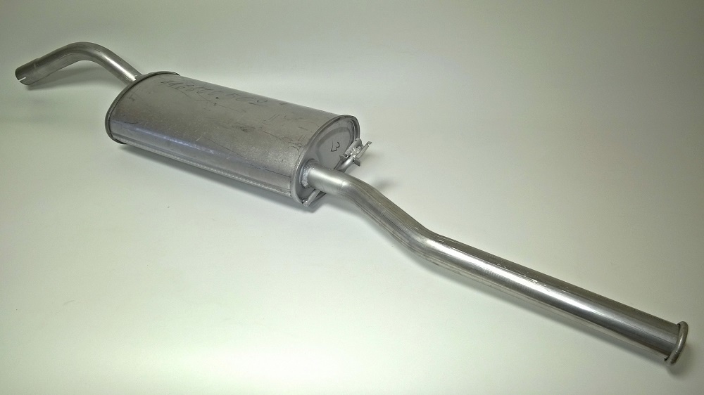 díl výfuku zadní úplný-pohliník.FORM.-DAN