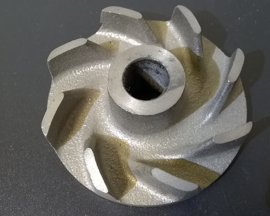 kolečko lopatkové vodního čerpadla