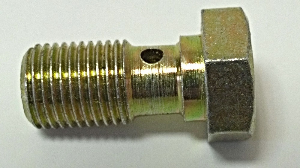 šroub brzdiče průtokový M10x1