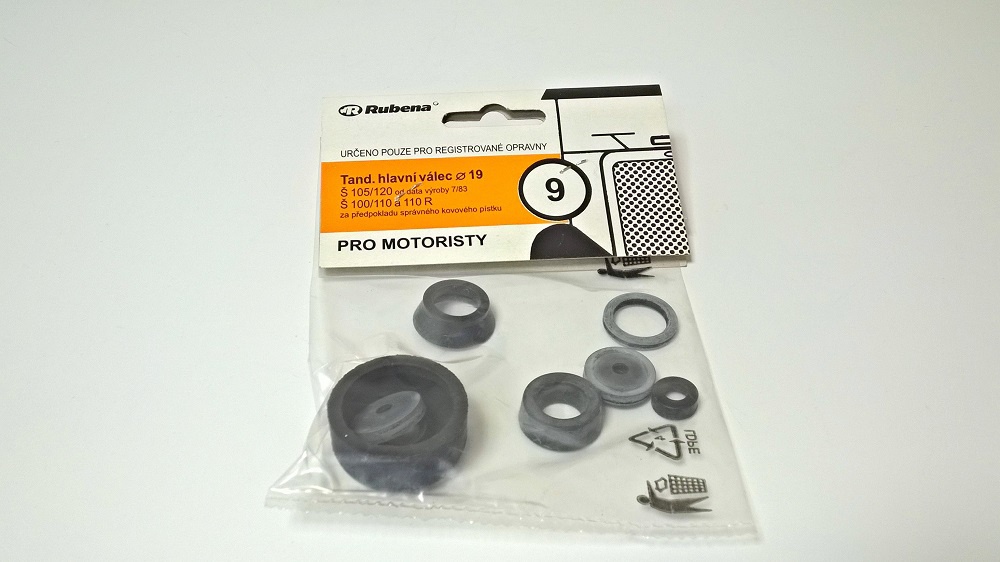 sada manž. Rub. č. 9  (hl. válec D19)