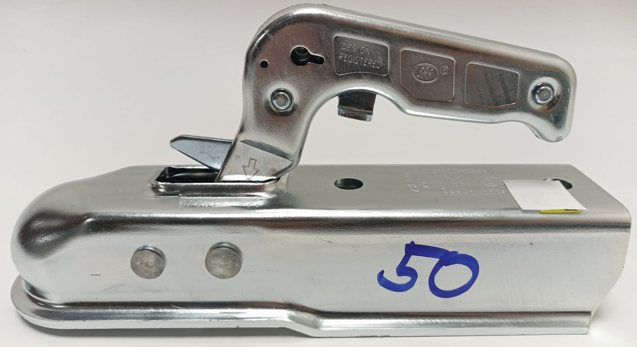 přípojka na přívěs-hranatá oj (žehlička) - 50x50