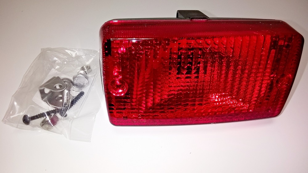 světlo zadní mlhové obdélníkové