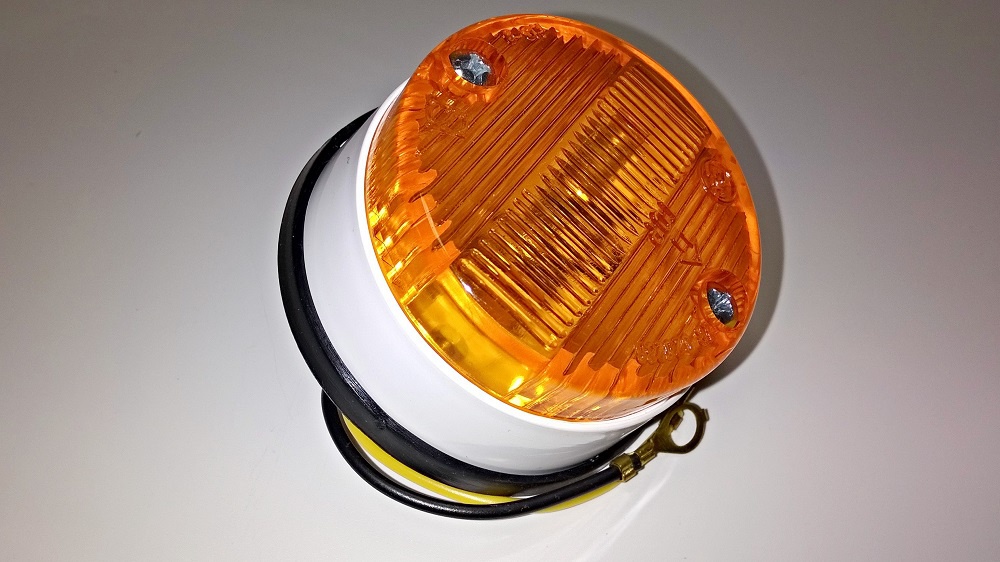 svítilna poziční kulatá pr. 70 mm CZ - oranžová